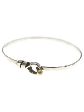 Tiffany & Co Love Knot Bangle Bracelet Silver
